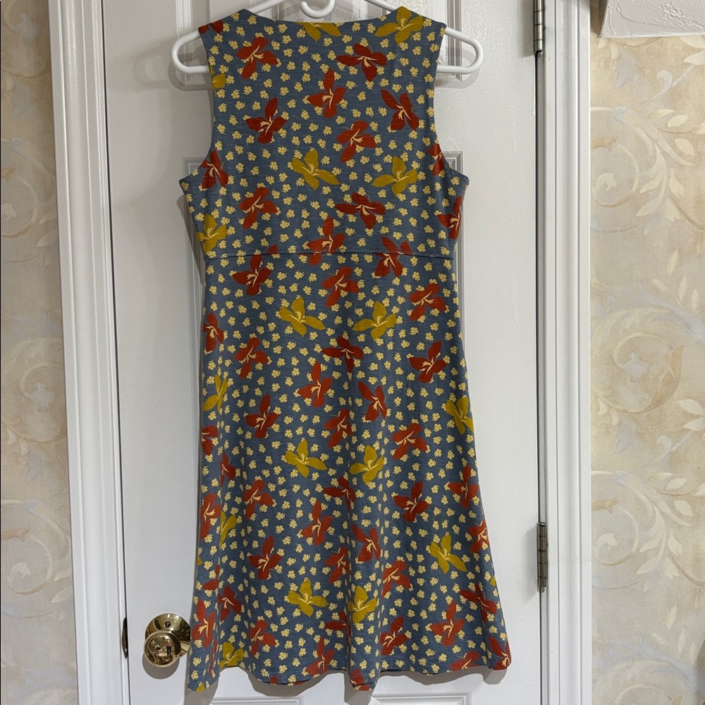 Toad & Co. Rosemarie Sleeveless Eco-Friendly A-line Dress with V-neckline - Picture 8 of 10